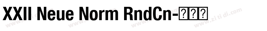 XXII Neue Norm RndCn字体转换